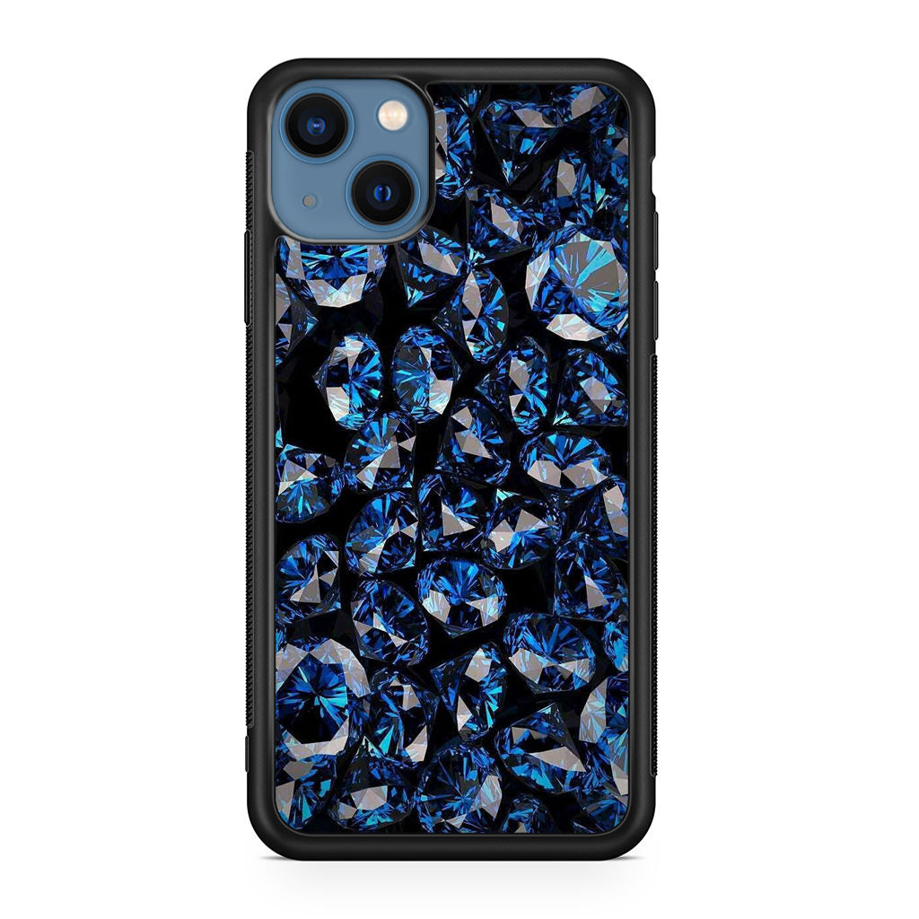 Blue Diamonds Pattern iPhone 13 / 13 mini Case