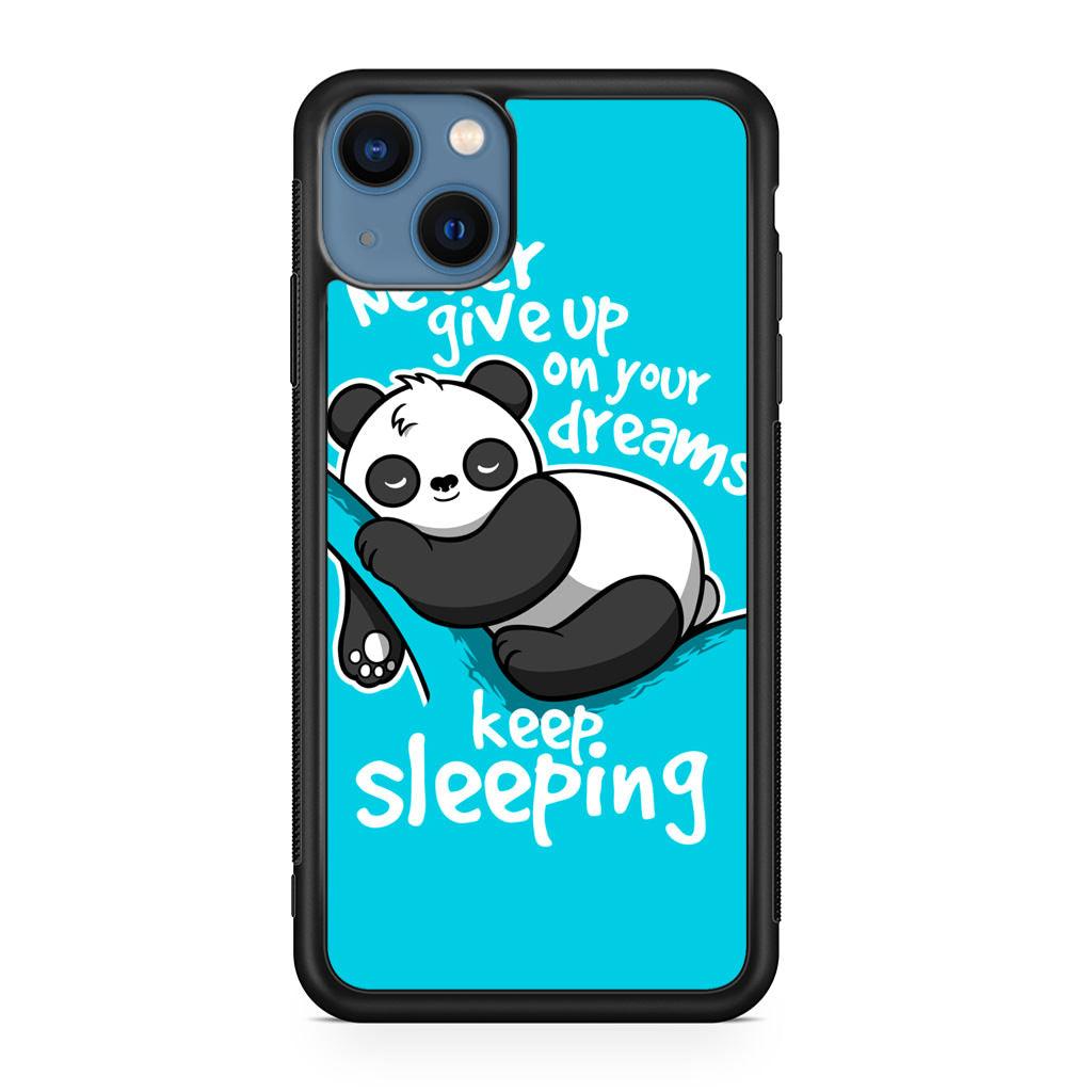 Panda Keep Sleeping iPhone 13 / 13 mini Case
