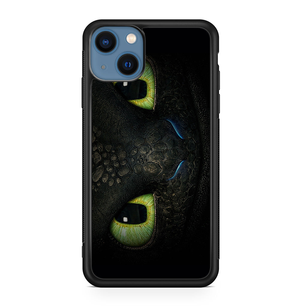 Toothless Dragon Eyes Close Up iPhone 13 / 13 mini Case