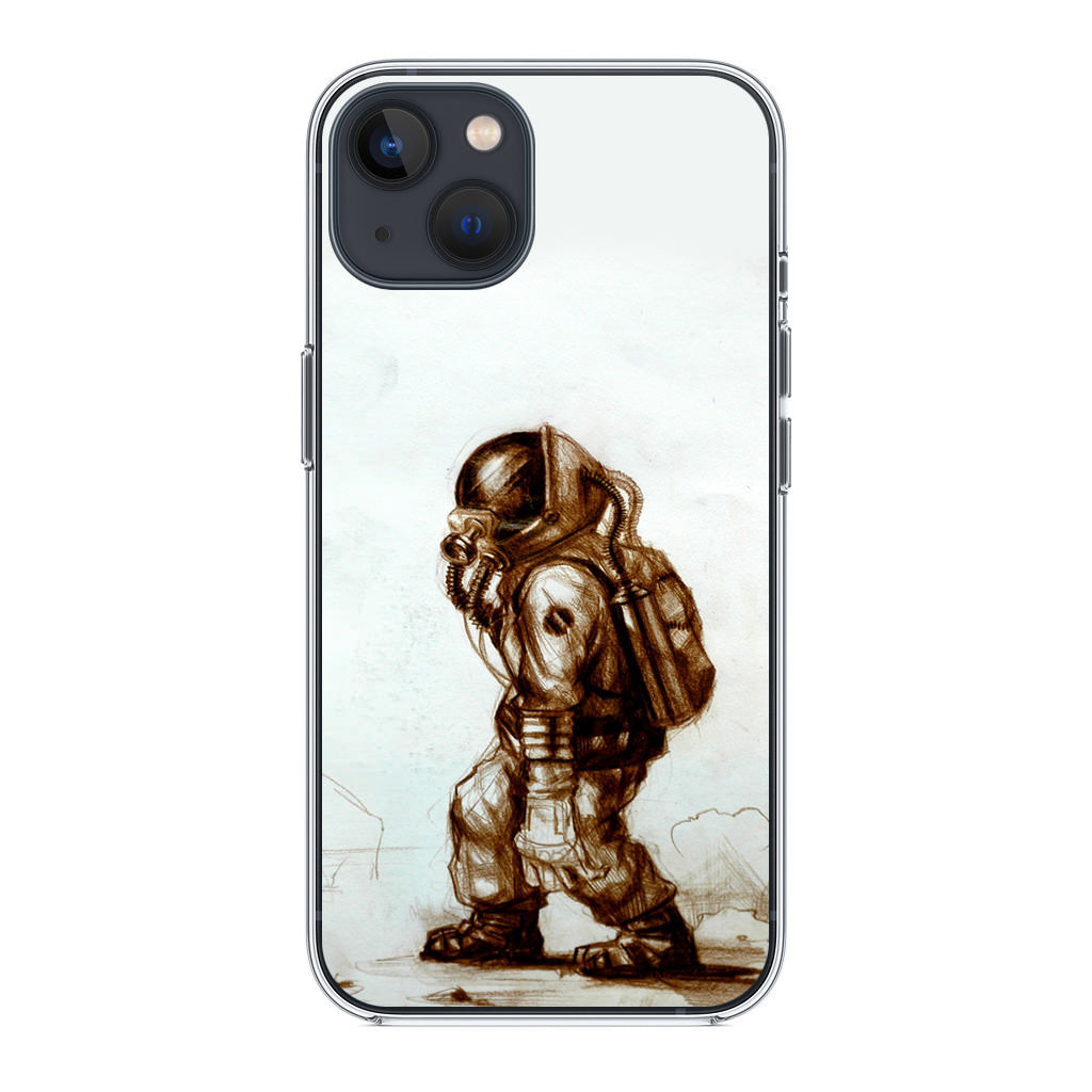 Astronaut Heavy Walk iPhone 13 / 13 mini Case