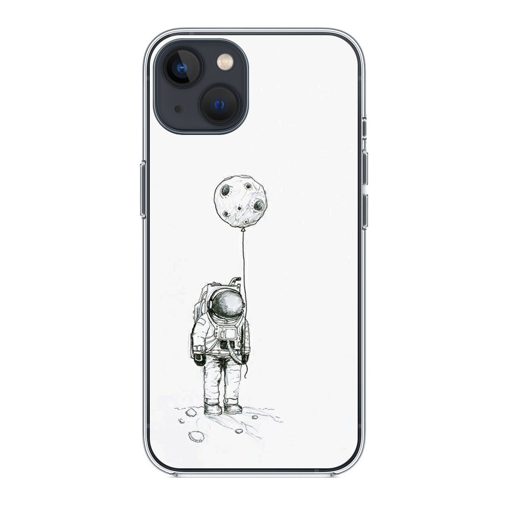 Astronaut Moon Balloon iPhone 13 / 13 mini Case