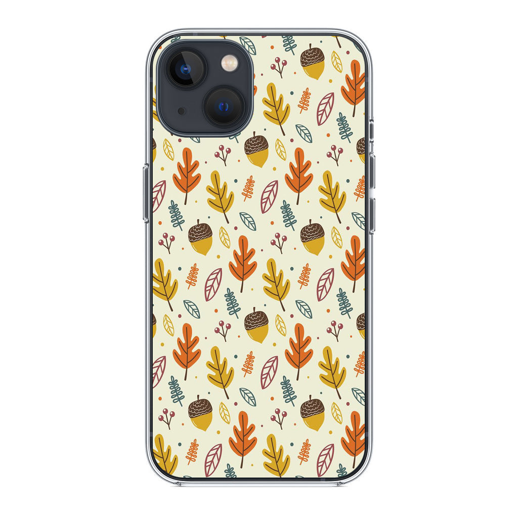 Autumn Things Pattern iPhone 13 / 13 mini Case