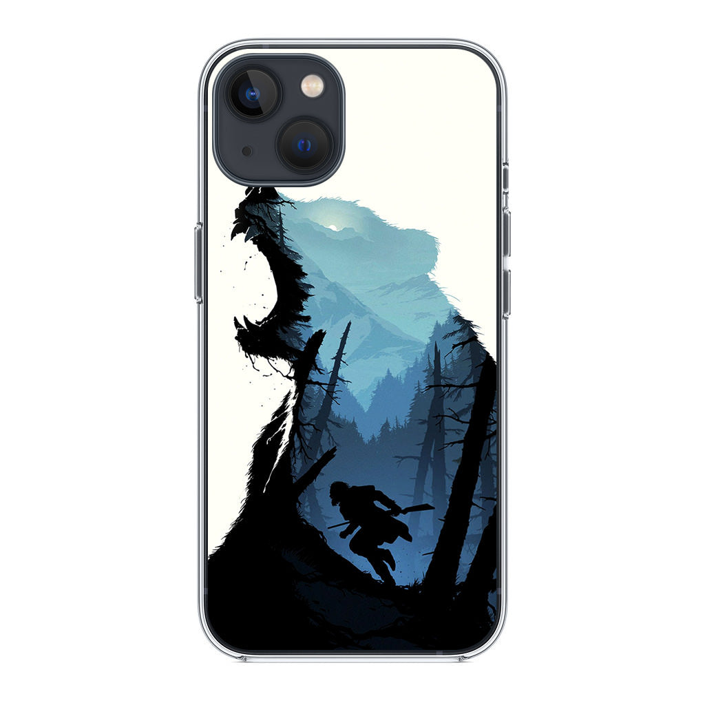 Bear Hunter Art iPhone 13 / 13 mini Case