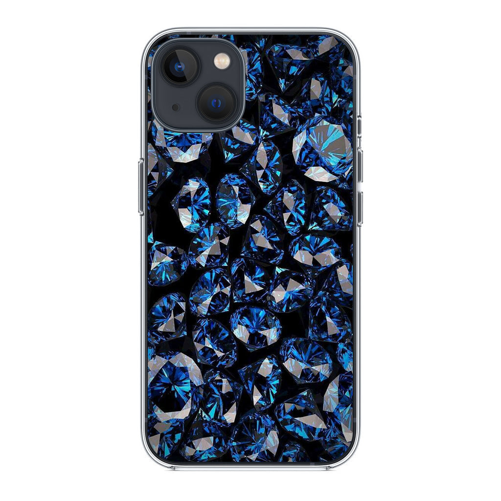 Blue Diamonds Pattern iPhone 13 / 13 mini Case