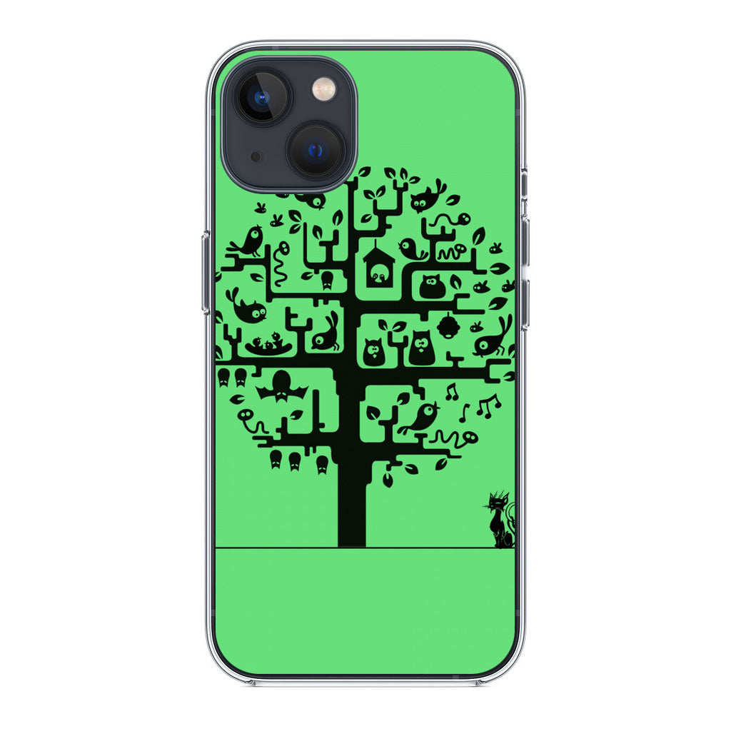Cat Tree iPhone 13 / 13 mini Case