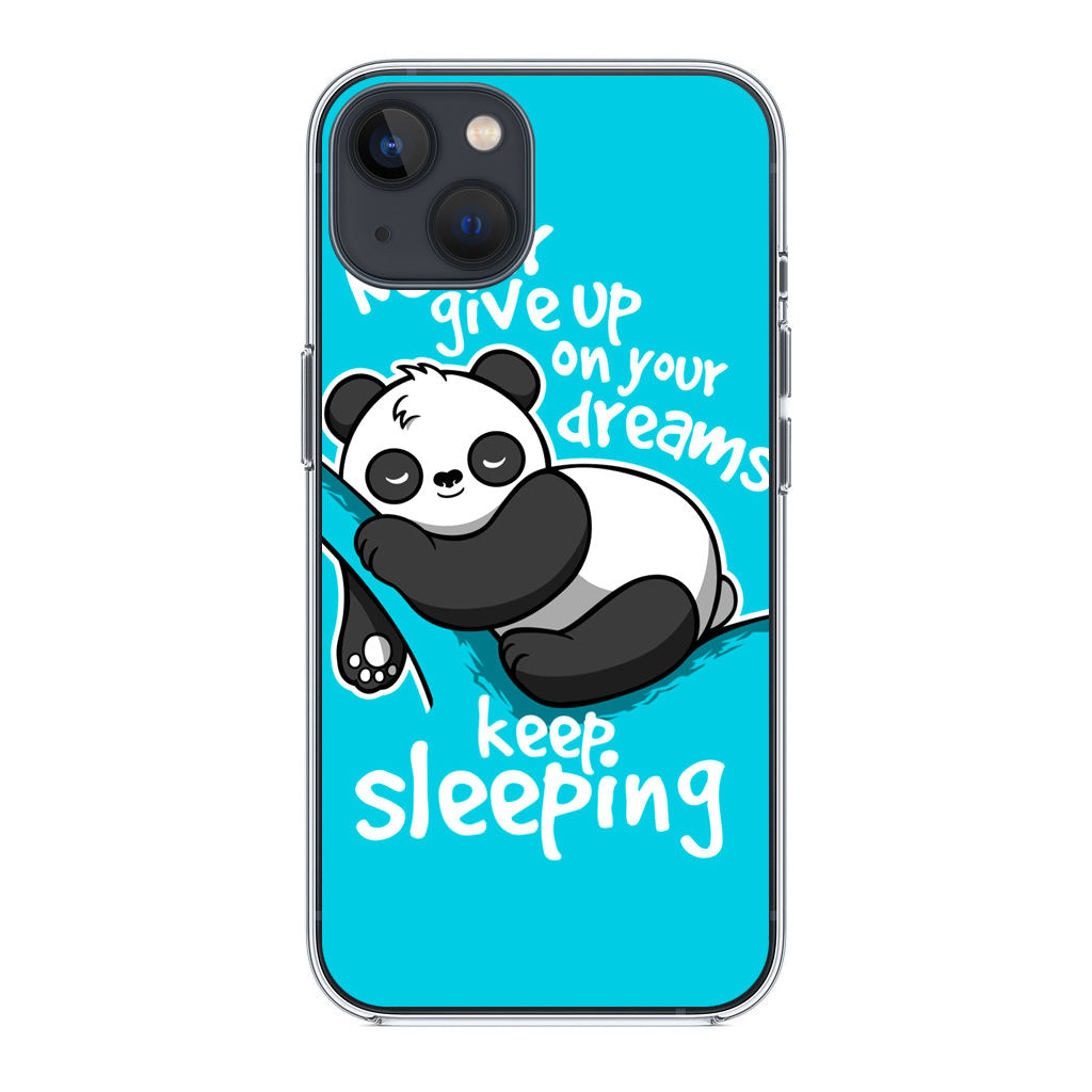 Panda Keep Sleeping iPhone 13 / 13 mini Case