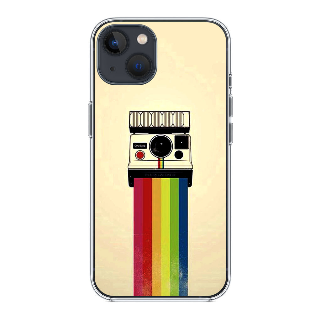 Polaroid Camera Colorful Rainbow iPhone 13 / 13 mini Case