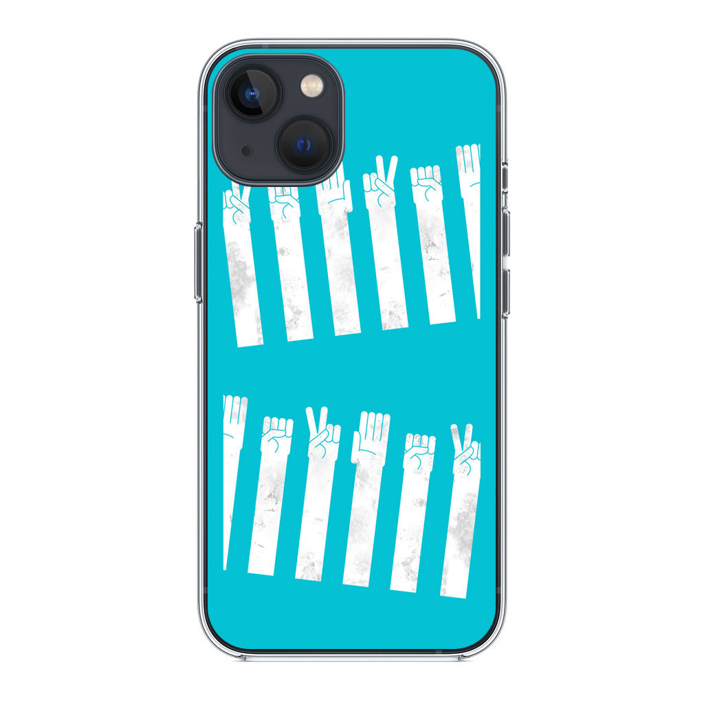 Rock–paper–scissors Zebra Crossing iPhone 13 / 13 mini Case
