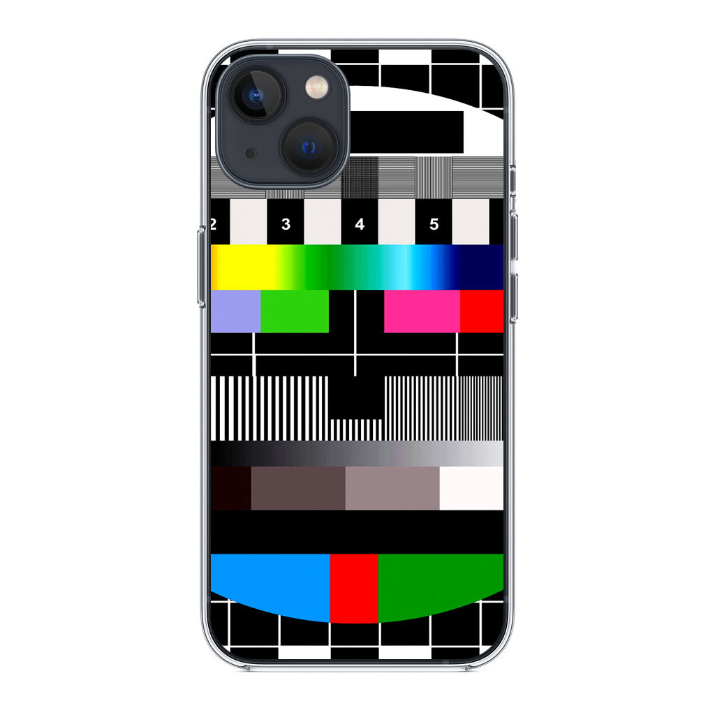 Scheme Pause TV Colorful Mesh iPhone 13 / 13 mini Case