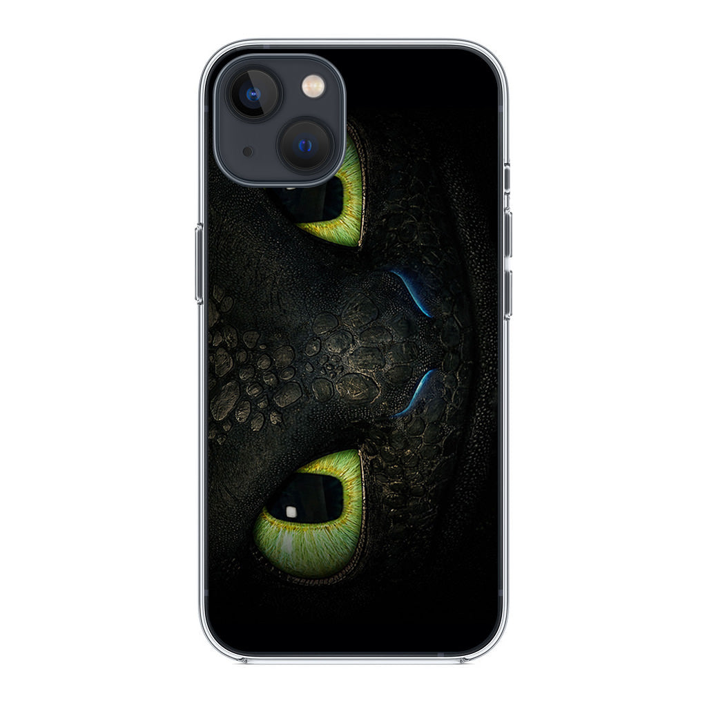 Toothless Dragon Eyes Close Up iPhone 13 / 13 mini Case