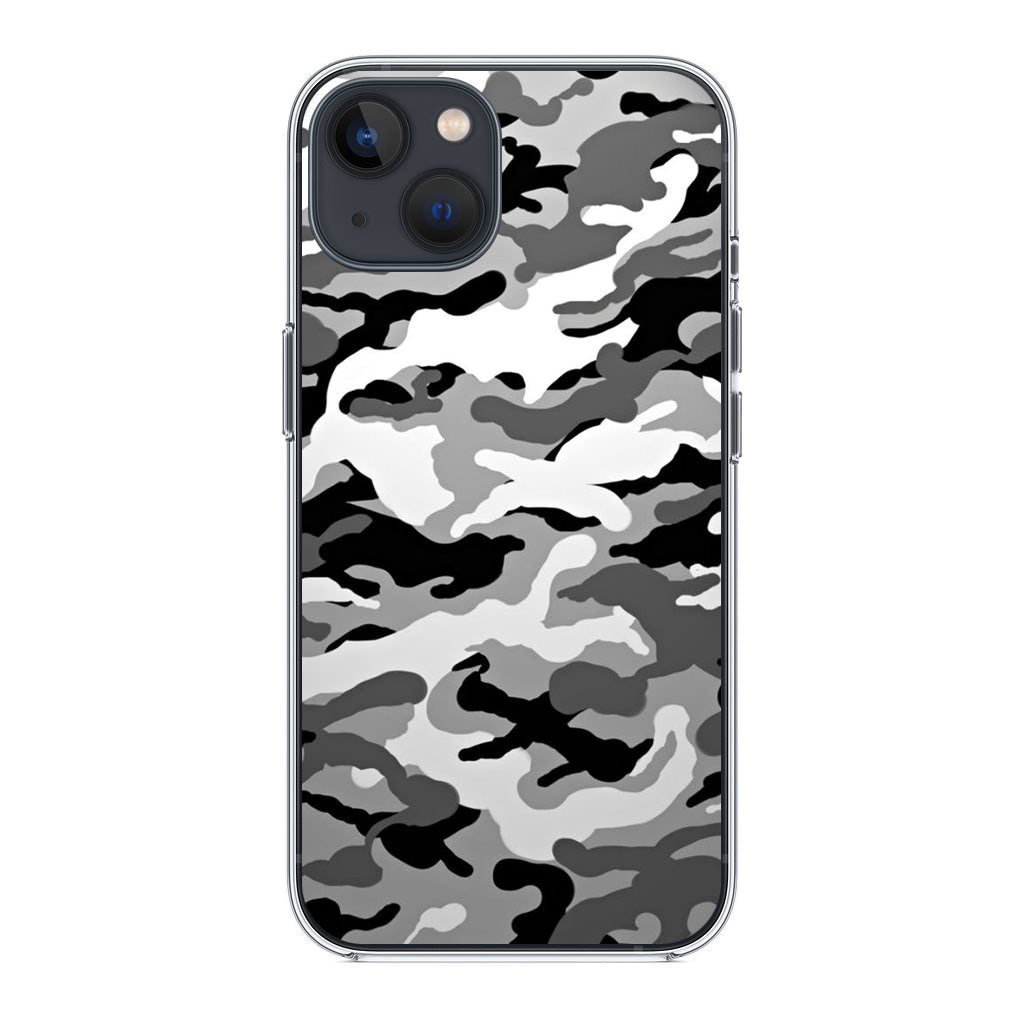 Winter Army Camo iPhone 13 / 13 mini Case
