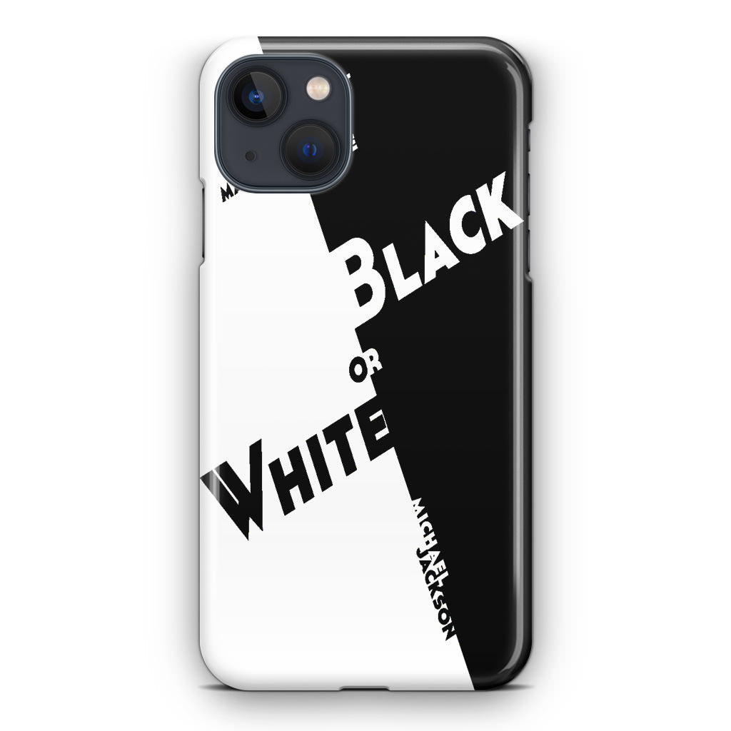 Black Or White Michael Jackson iPhone 13 / 13 mini Case