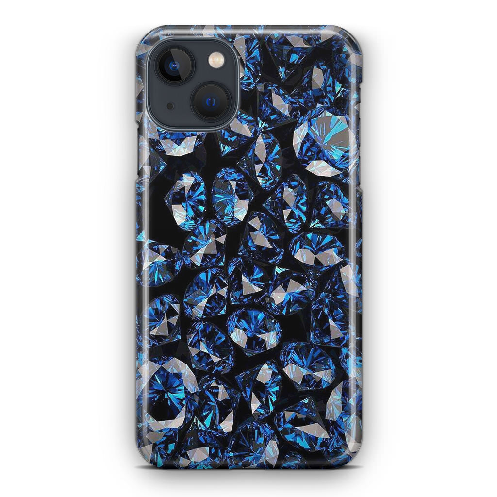 Blue Diamonds Pattern iPhone 13 / 13 mini Case