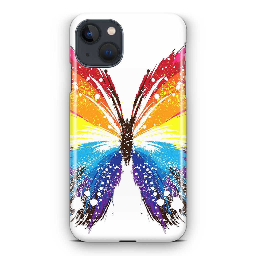 Butterfly Abstract Colorful iPhone 13 / 13 mini Case