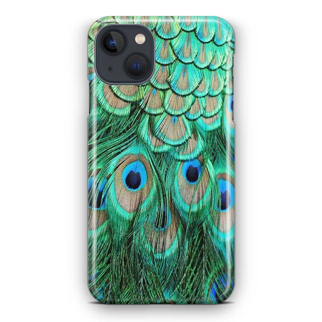 Peacock Feather iPhone 13 / 13 mini Case