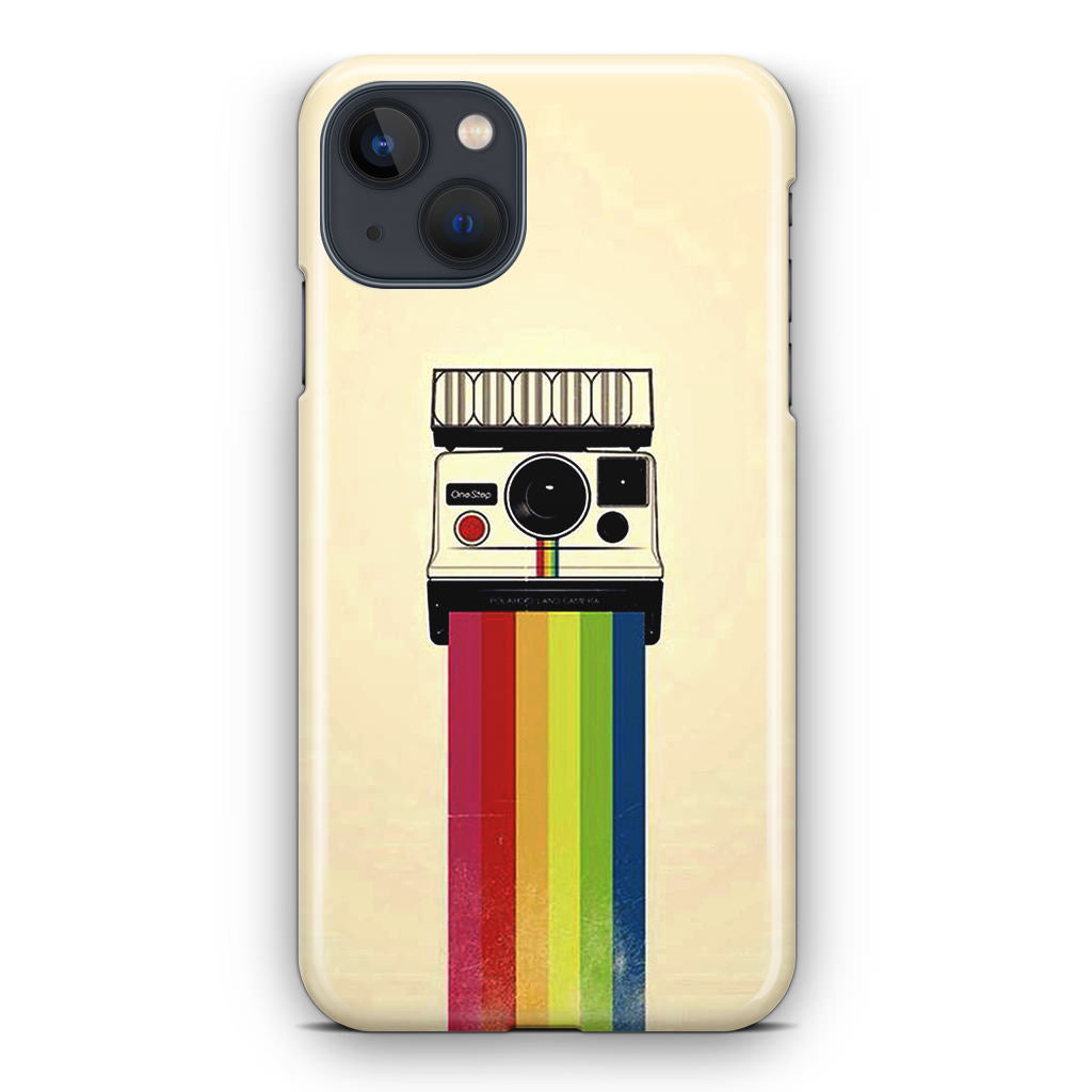 Polaroid Camera Colorful Rainbow iPhone 13 / 13 mini Case