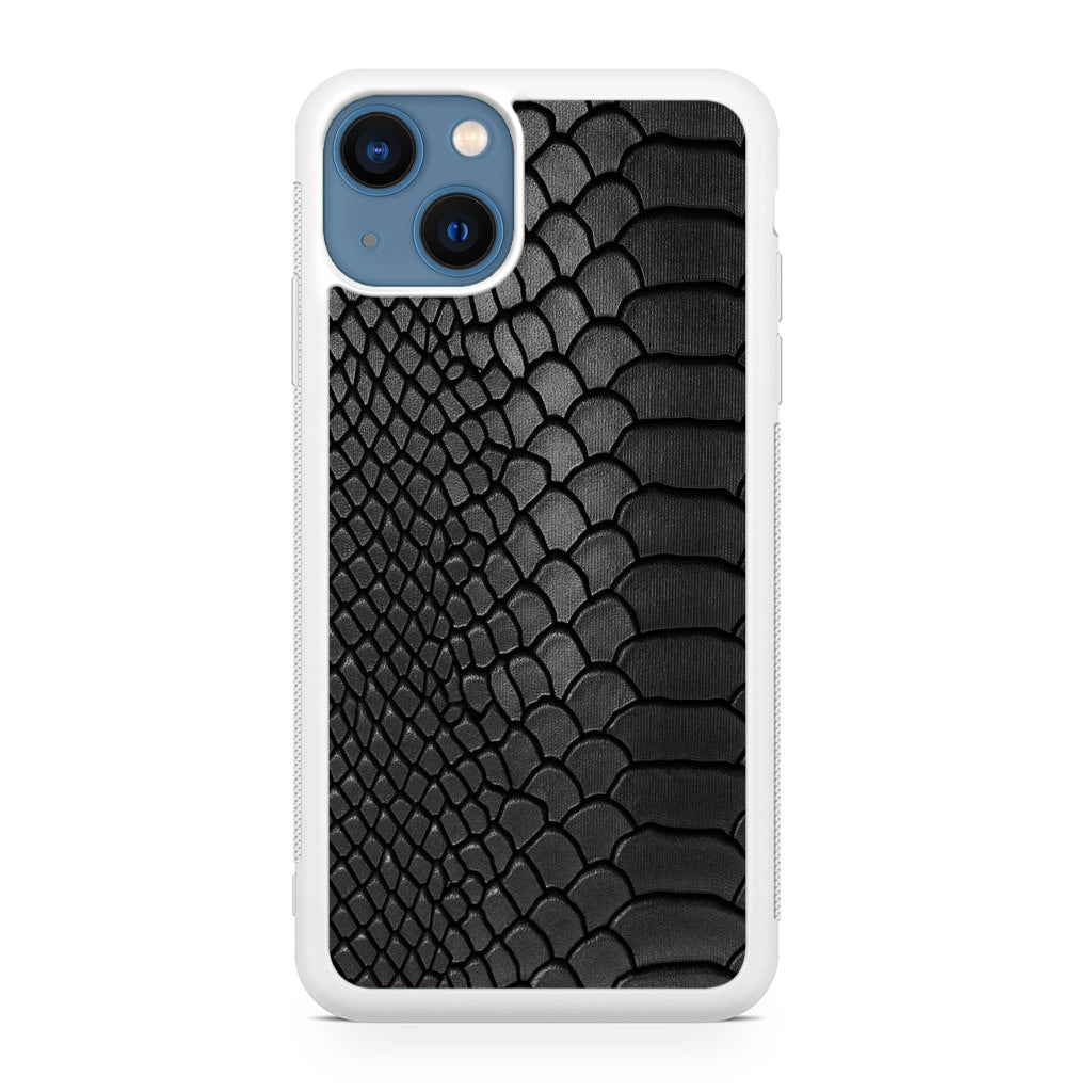 Black Snake Skin Texture iPhone 13 / 13 mini Case