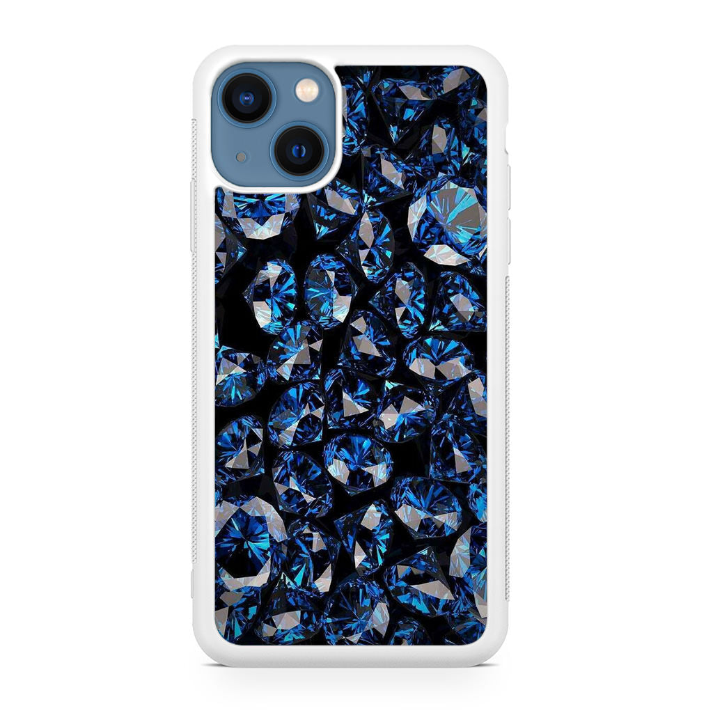 Blue Diamonds Pattern iPhone 13 / 13 mini Case