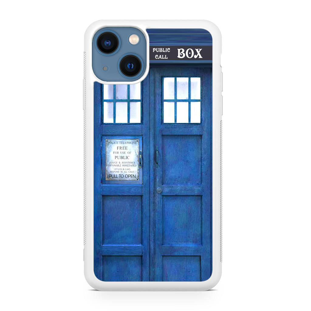 Blue Police Call Box iPhone 13 / 13 mini Case