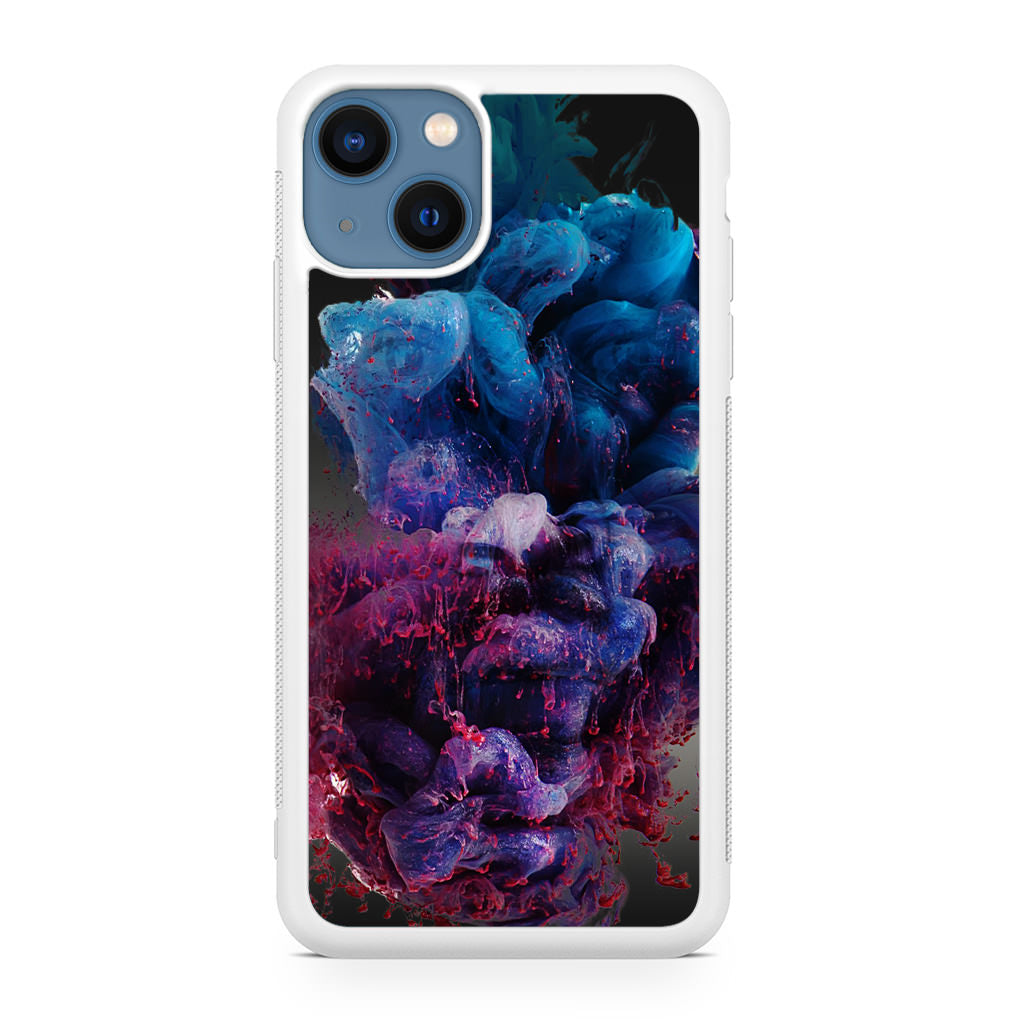 Colorful Dust Art on Black iPhone 13 / 13 mini Case