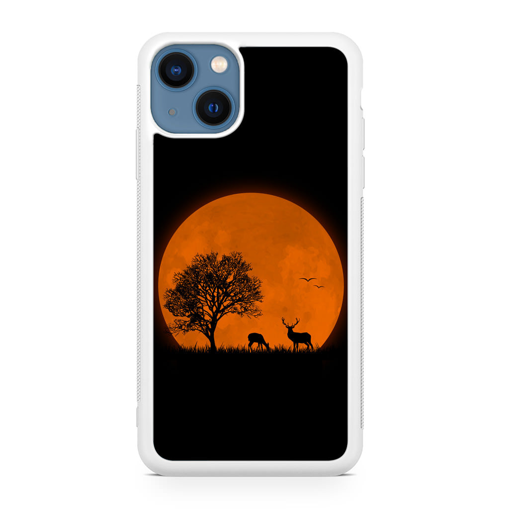 Deer Silhouette iPhone 13 / 13 mini Case