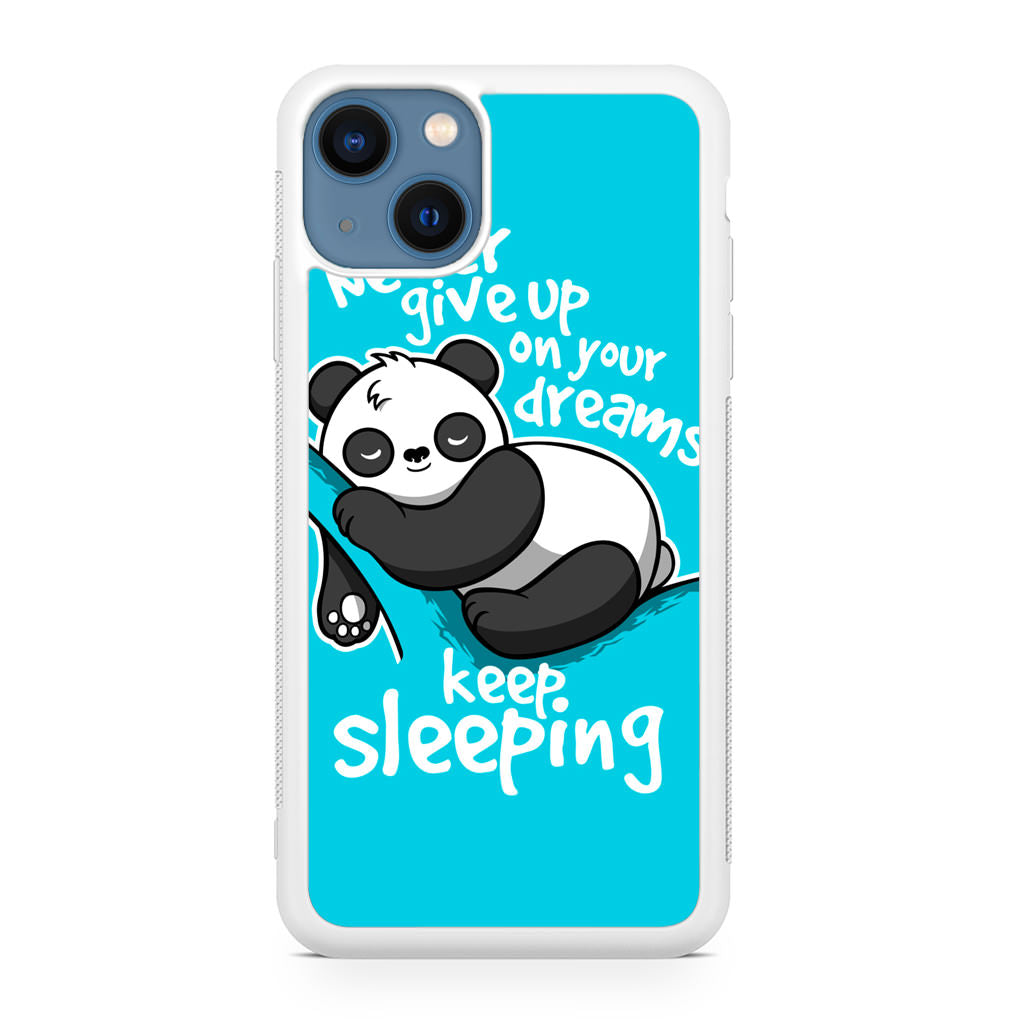 Panda Keep Sleeping iPhone 13 / 13 mini Case