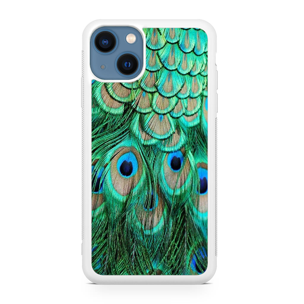 Peacock Feather iPhone 13 / 13 mini Case