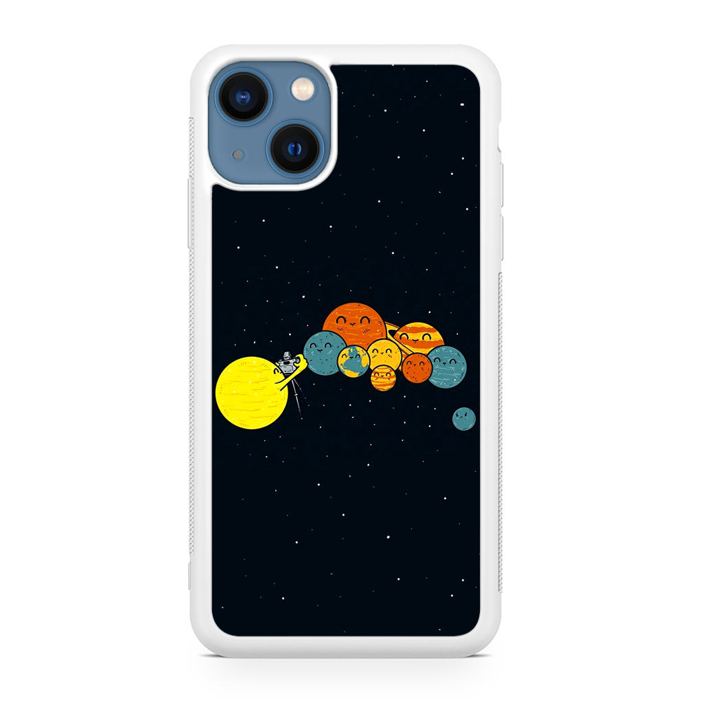 Planet Cute Illustration iPhone 13 / 13 mini Case