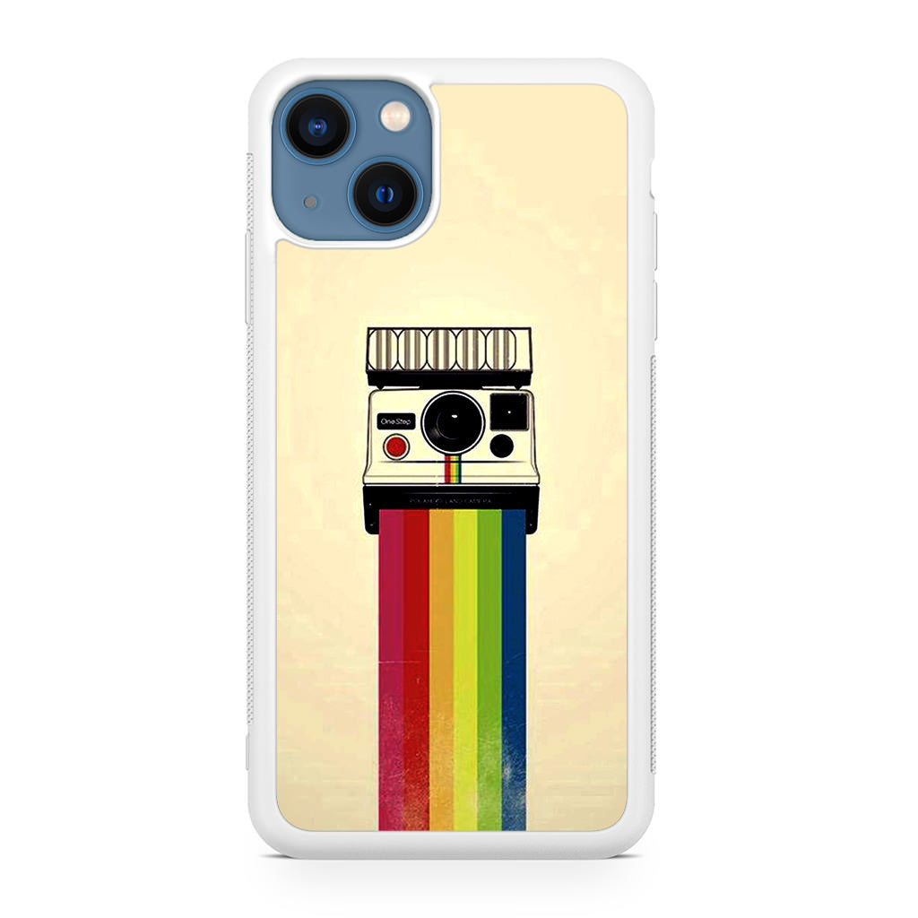 Polaroid Camera Colorful Rainbow iPhone 13 / 13 mini Case