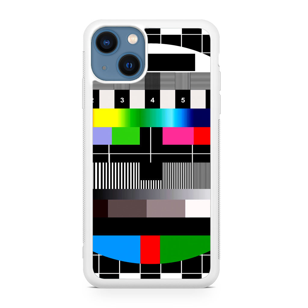 Scheme Pause TV Colorful Mesh iPhone 13 / 13 mini Case