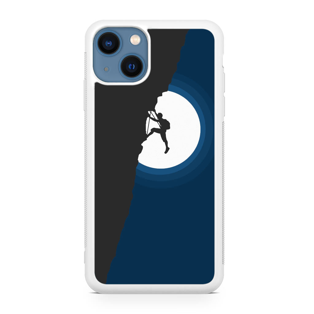 Silhouette of Climbers iPhone 13 / 13 mini Case