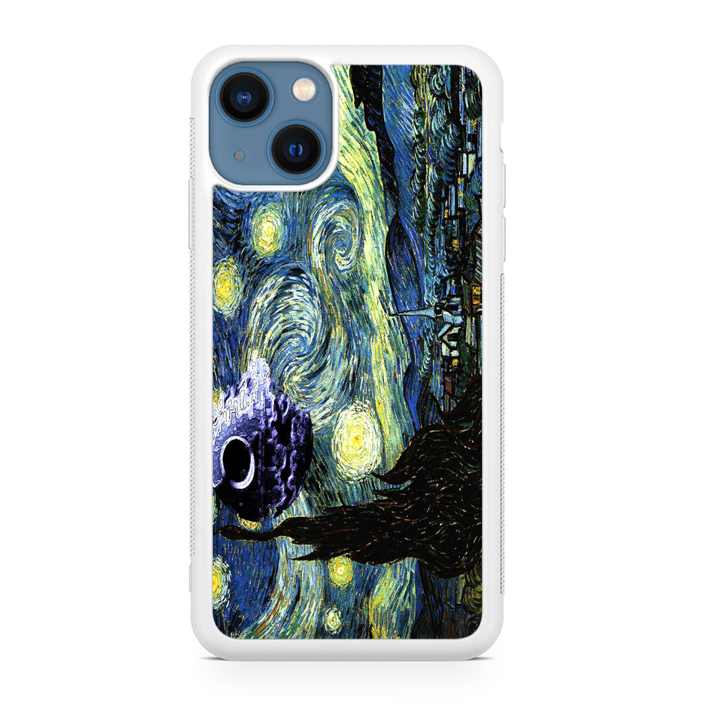 Skellington on a Starry Night iPhone 13 / 13 mini Case