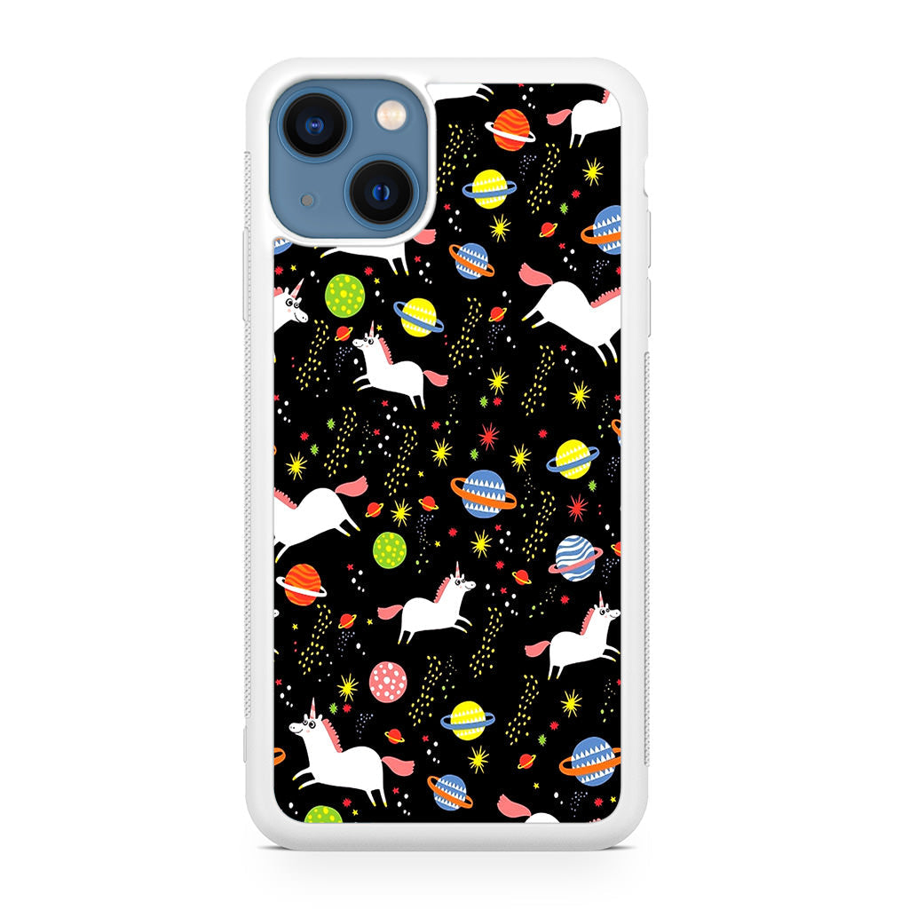 Space Unicorn Pattern iPhone 13 / 13 mini Case