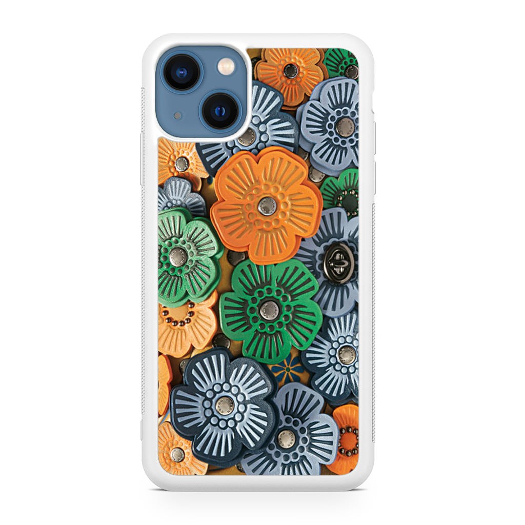 Tea Rose Applique iPhone 13 / 13 mini Case