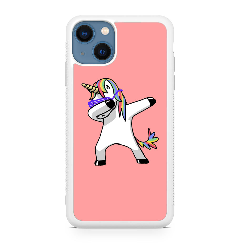 Unicorn Dabbing Pink iPhone 13 / 13 mini Case