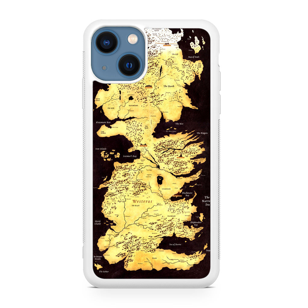 Westeros Map iPhone 13 / 13 mini Case