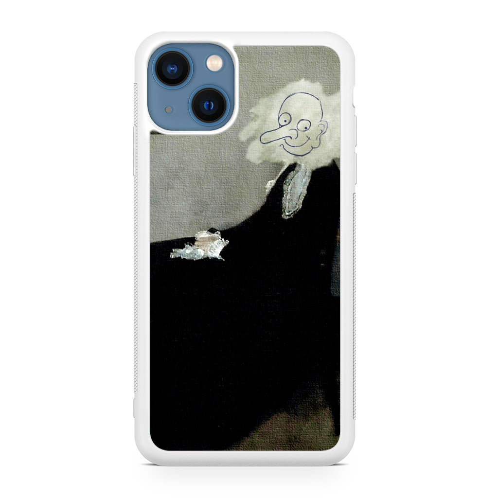 Whistler's Mother by Mr. Bean iPhone 13 / 13 mini Case
