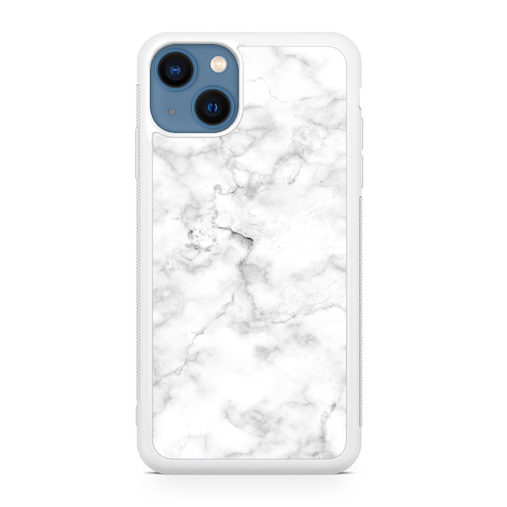 White Marble iPhone 13 / 13 mini Case