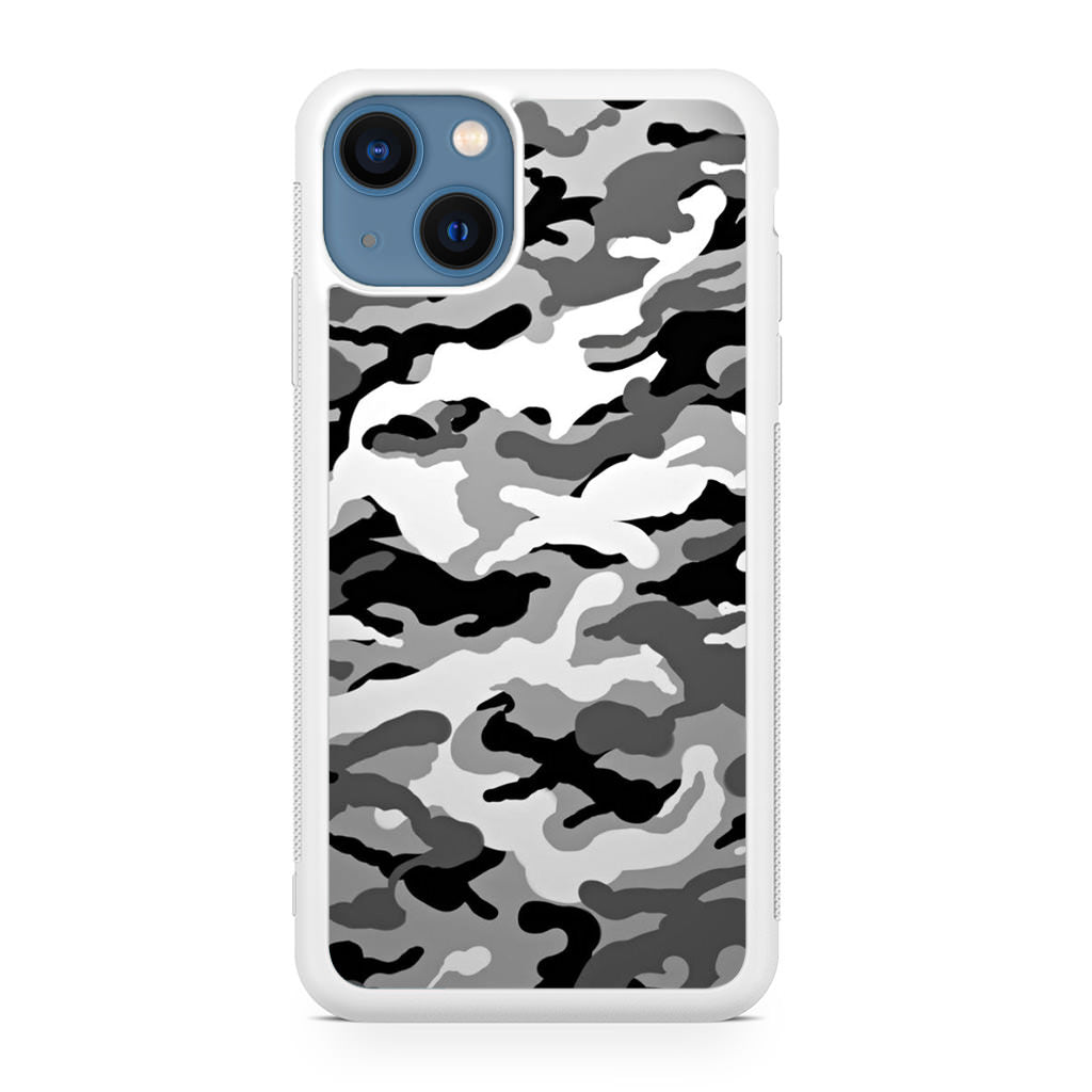 Winter Army Camo iPhone 13 / 13 mini Case
