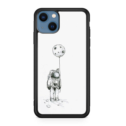 Astronaut Moon Balloon iPhone 13 / 13 mini Case