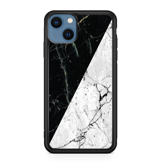 B&W Marble iPhone 13 / 13 mini Case