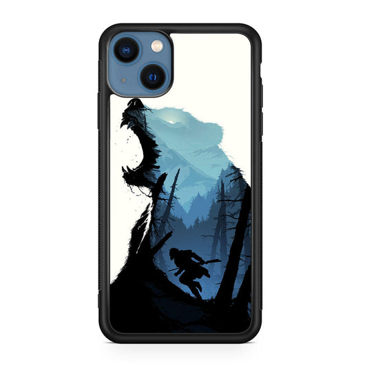 Bear Hunter Art iPhone 13 / 13 mini Case