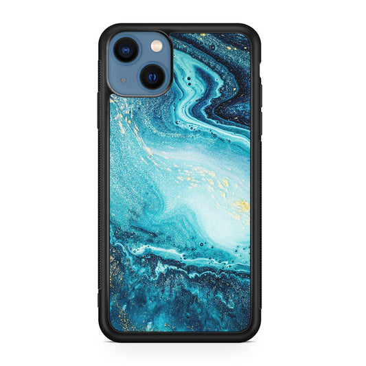 Blue Water Glitter iPhone 13 / 13 mini Case
