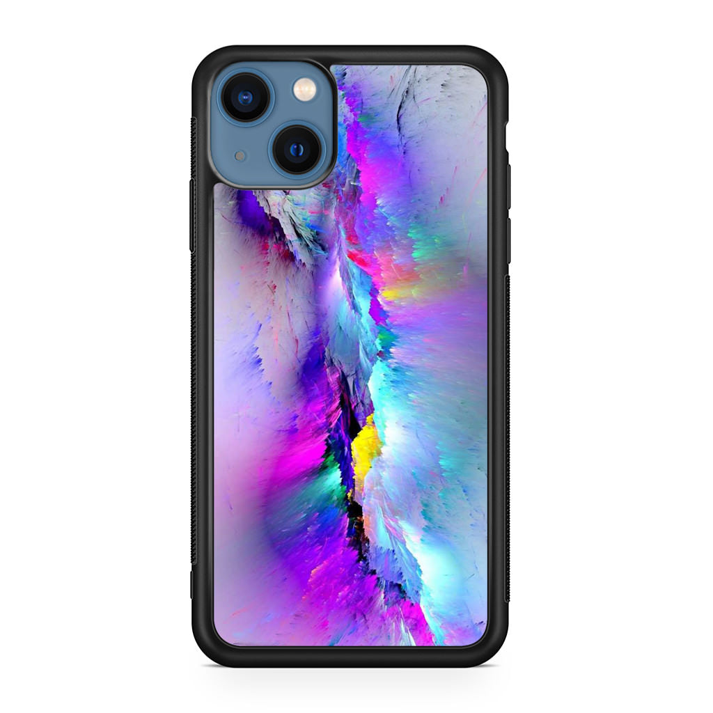 Colorful Abstract Smudges iPhone 13 / 13 mini Case