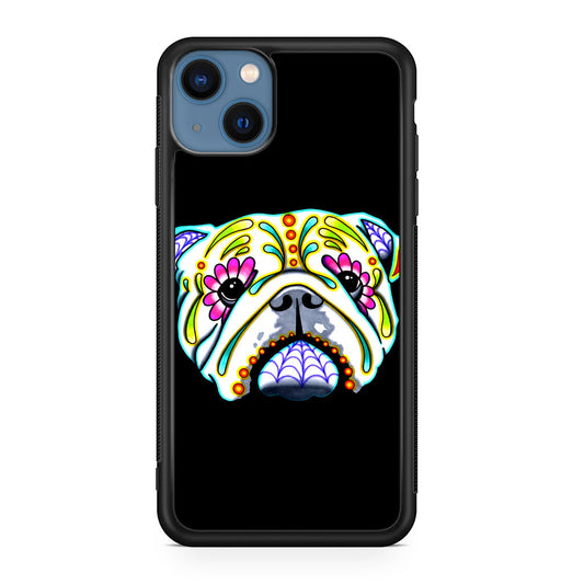 Colorful Bulldog Art iPhone 13 / 13 mini Case