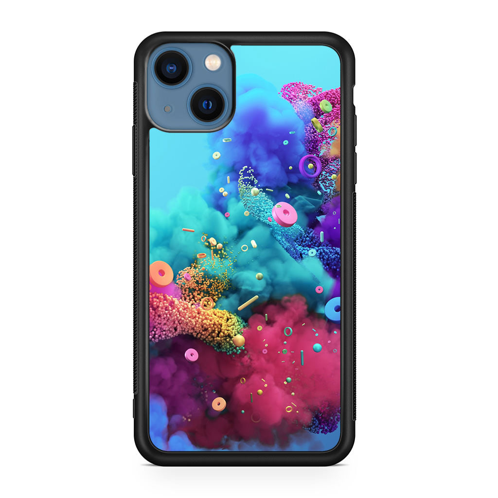 Colorful Smoke Boom iPhone 13 / 13 mini Case