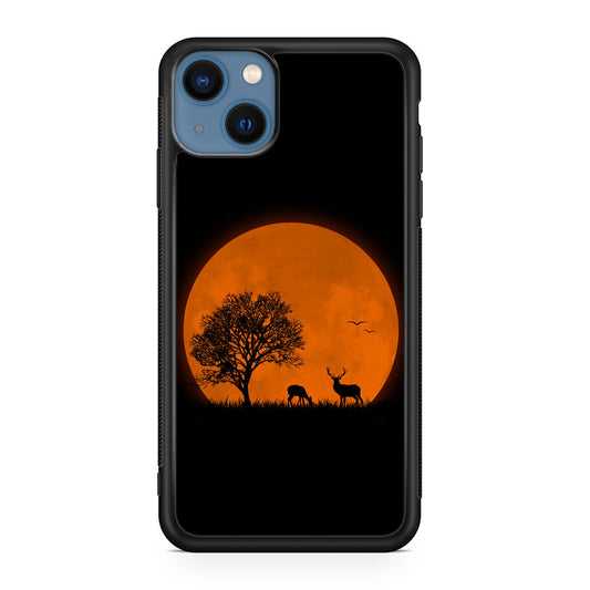 Deer Silhouette iPhone 13 / 13 mini Case