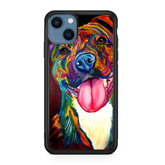 Pitbull Painting Art iPhone 13 / 13 mini Case