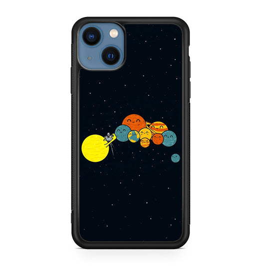 Planet Cute Illustration iPhone 13 / 13 mini Case