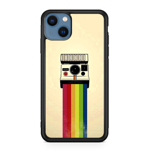 Polaroid Camera Colorful Rainbow iPhone 13 / 13 mini Case